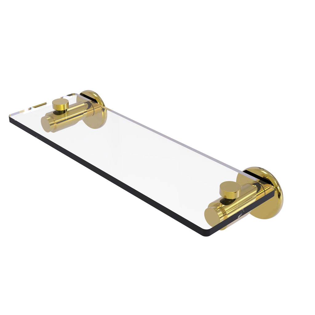 Matte White Glass Vanity Shelf O504
