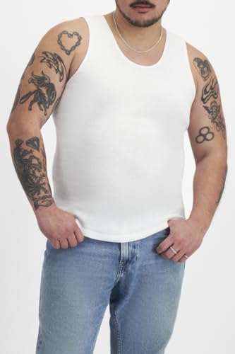Cotton Rib Tank Undershirt 2-Pack E75754