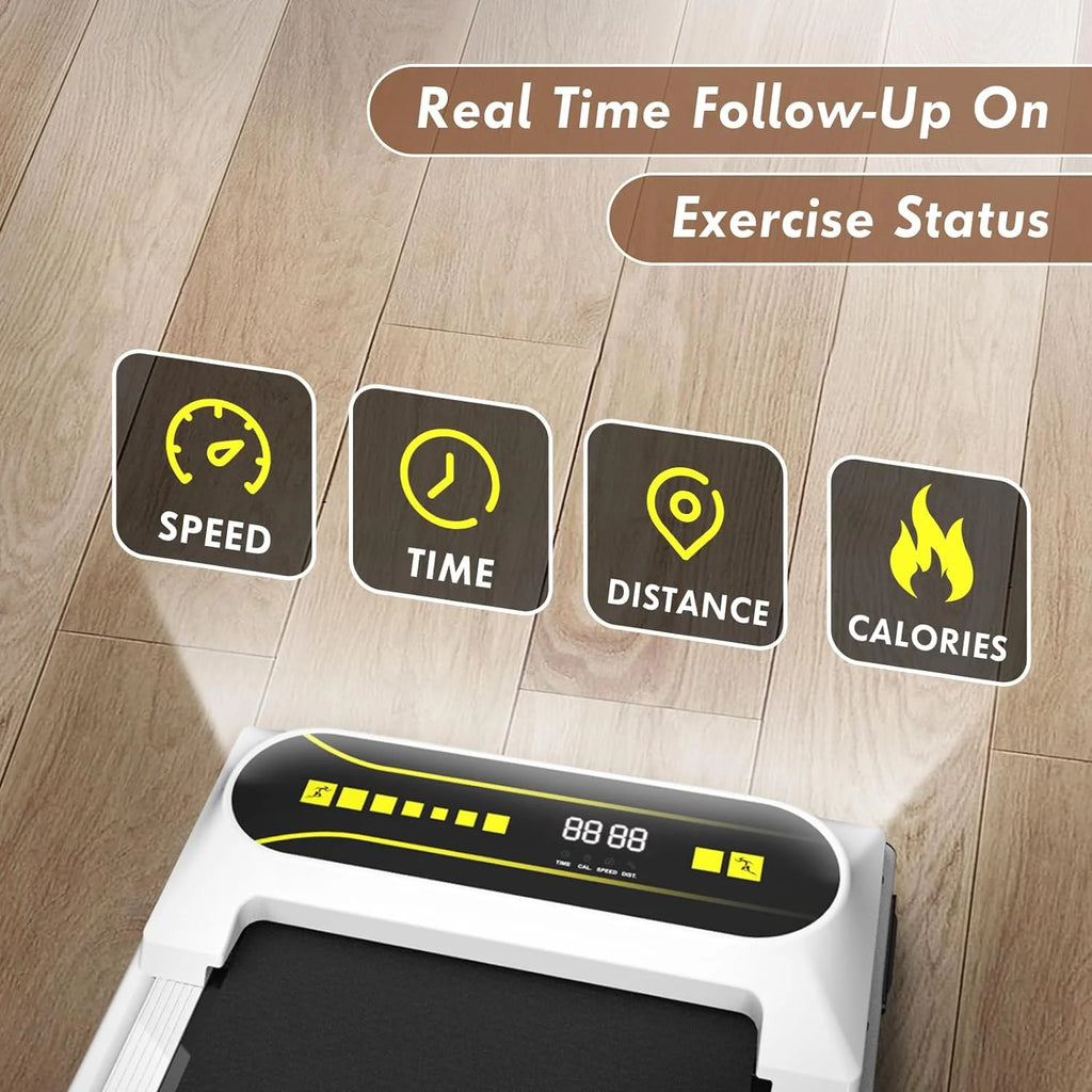 Portable Mini Treadmill with Remote Control Black N81521