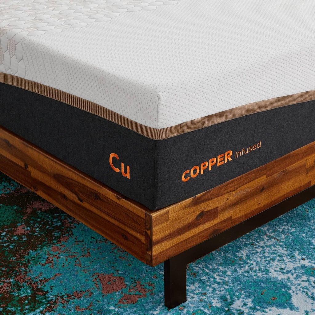Twin XL Copper Infused Cooling Memory Foam Mattress Y454
