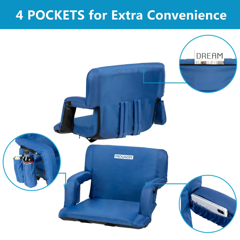 Stadium Seat with Back Support & Carrying Bag A365648