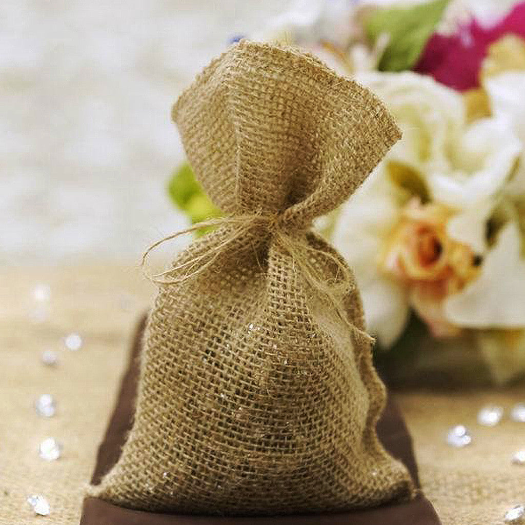 Fine Rustic Burlap Favor Bags 50/pk Z996273