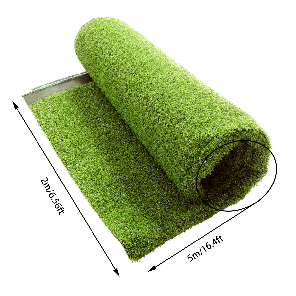 Artificial Grass Turf 5*2m Synthetic Thick Fake Faux Grass Rug Carpet C27325