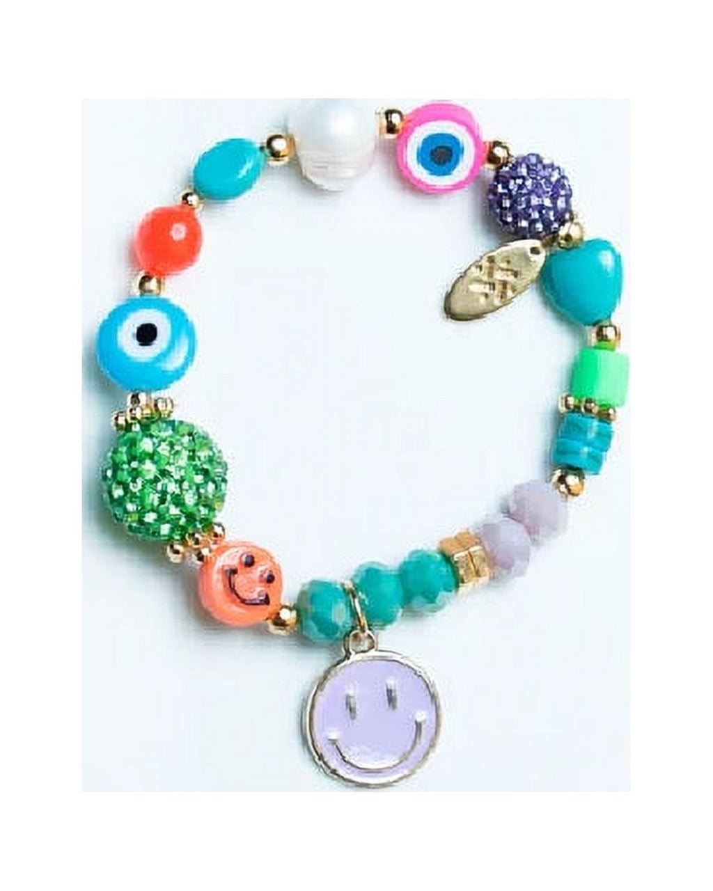 Sky Blue Murano Bracelet J2093