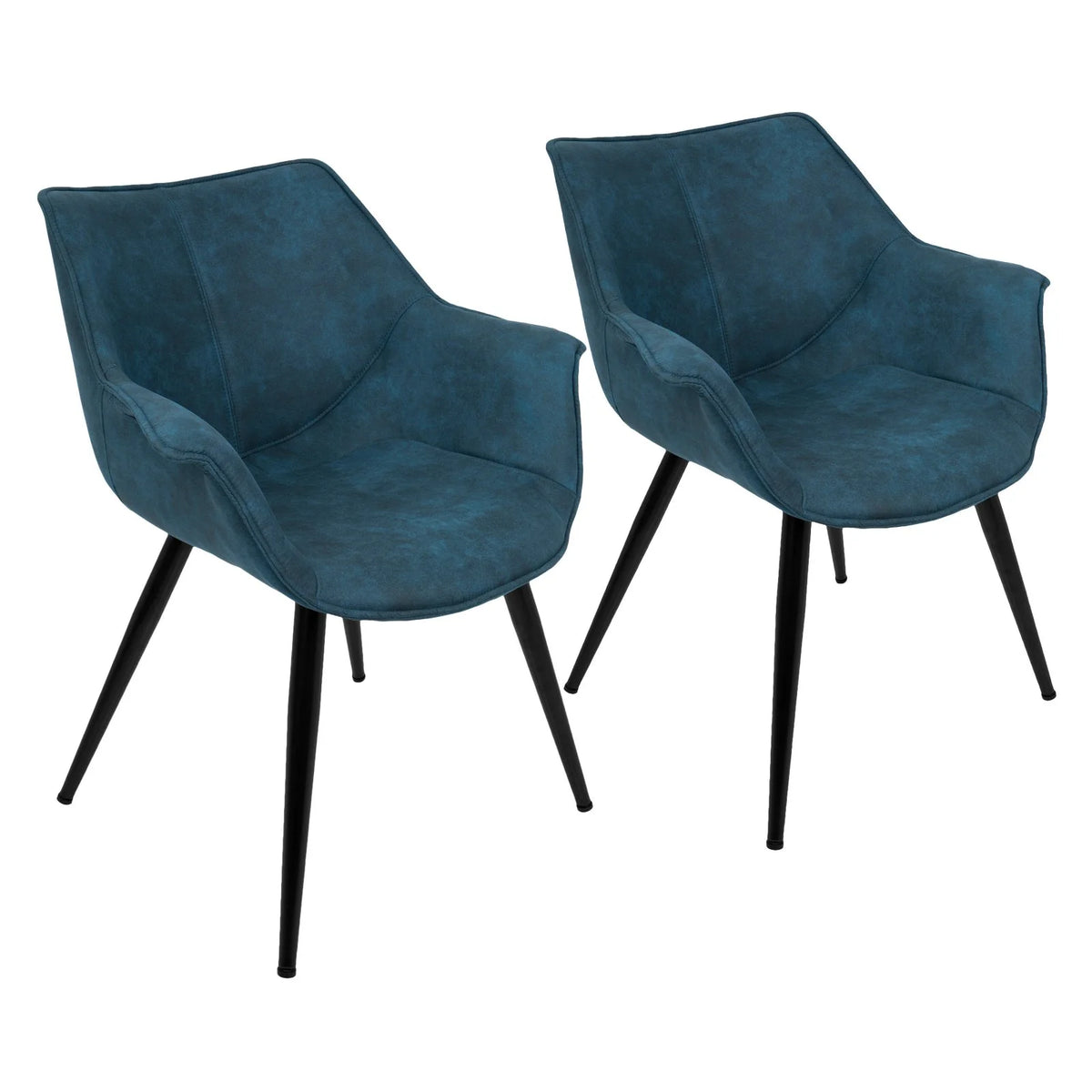 Contemporary Accent Chair Set of 2 K40692