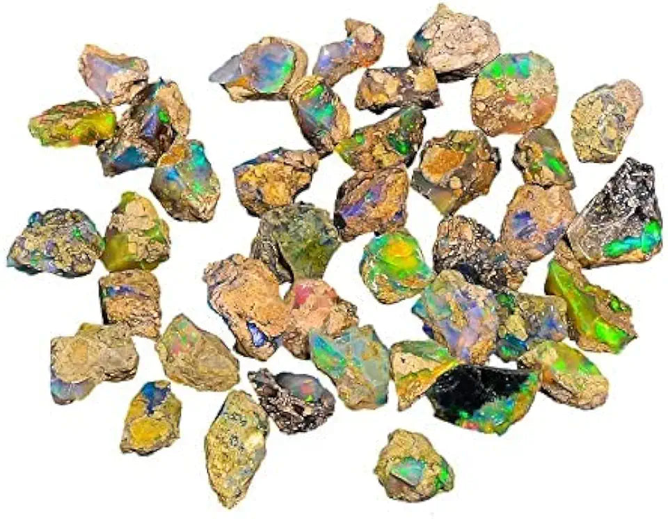 Opal Rough Natural Mix Ethiopian Raw Crystal Rock Gemstone E68590