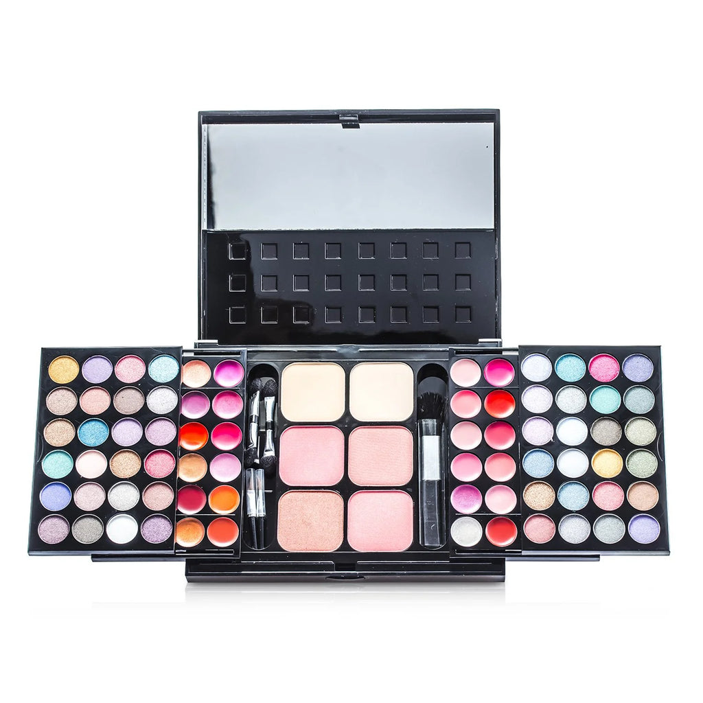 48x Eyeshadow, 24x Lip Color, 2x Pressed Powder, 4x Blusher, 5x Applicator MakeUp Kit Y3419