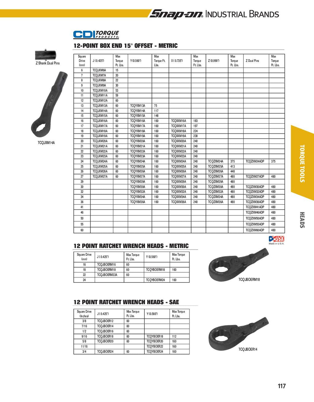 26 Millimeter Box End Y Head Torque Wrench F20822