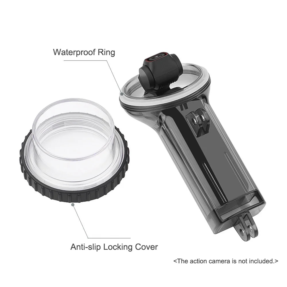 Waterproof Housing for DJI Osmo Pocket 2 Action Camera with Lanyard, Underwater 60M J417622