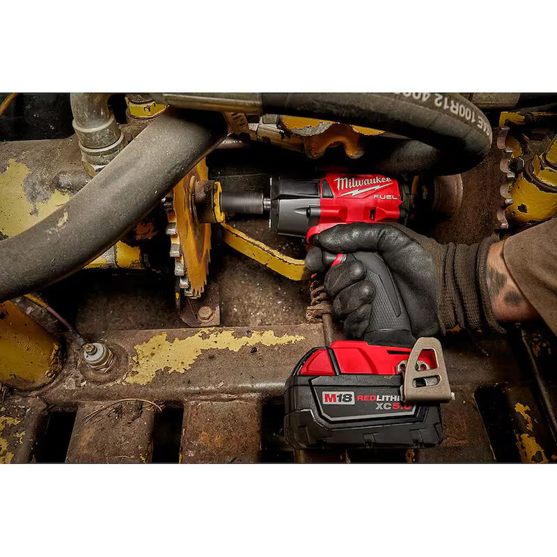 18V Brushless Cordless 3/8 in. Impact Wrench with 5.0 Ah Battery R130590