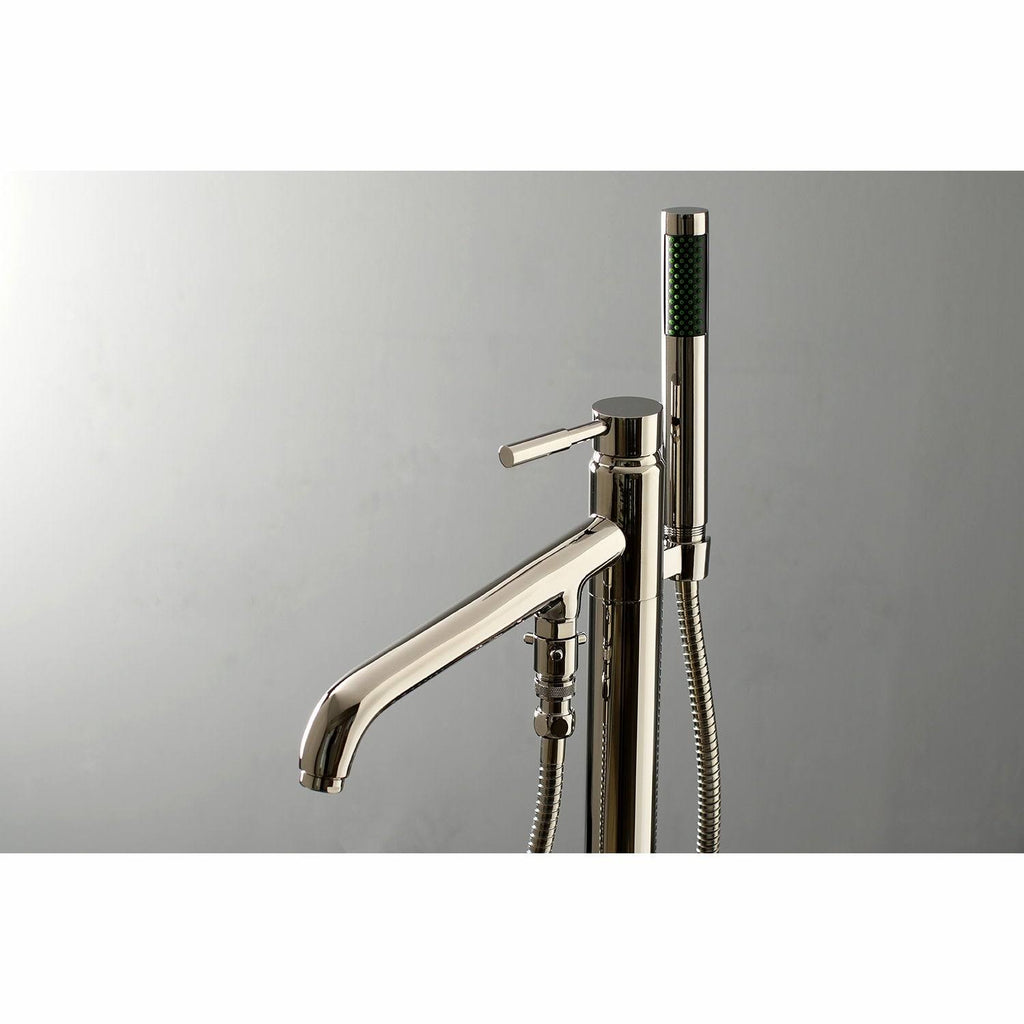 Polished Chrome Freestanding Tub Faucet with Hand Shower S9691