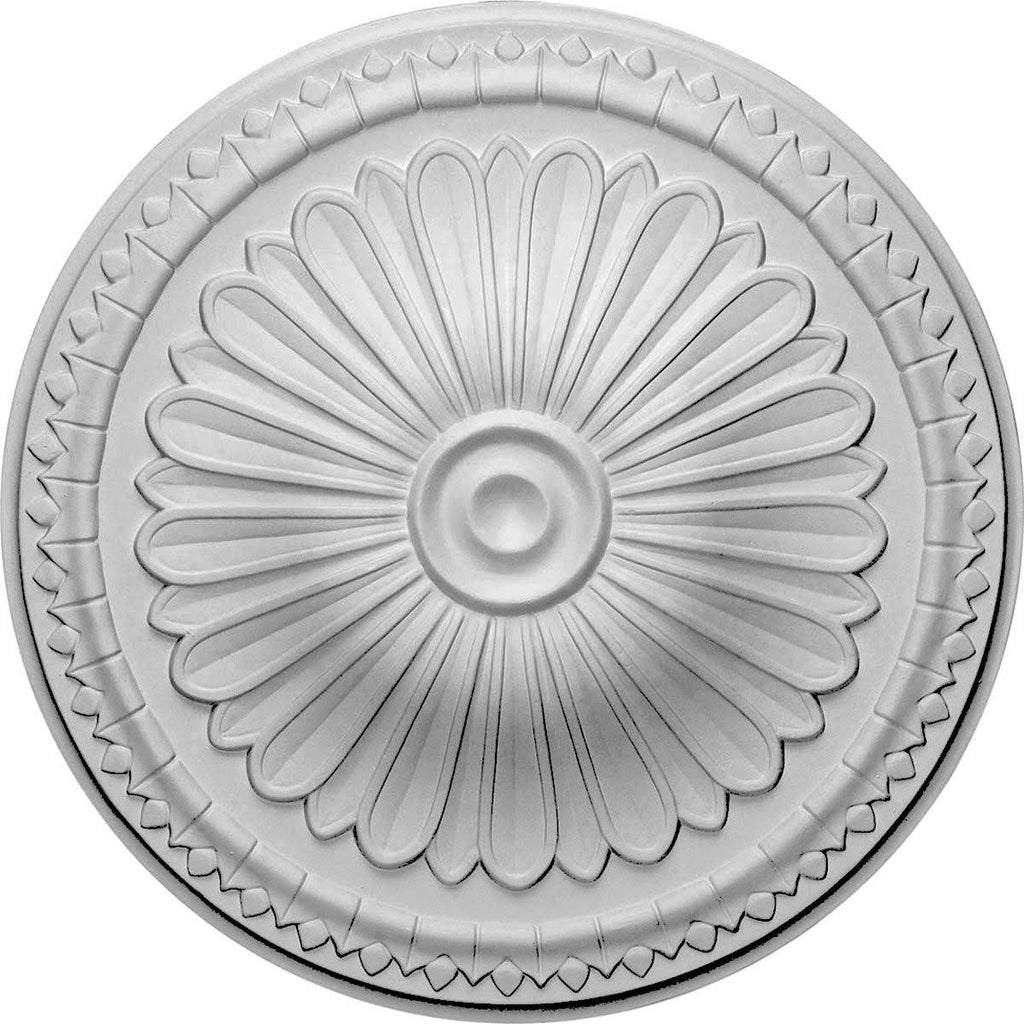 15x22OD x 1 3/4x22P Ceiling Medallion, Hand-Painted D478