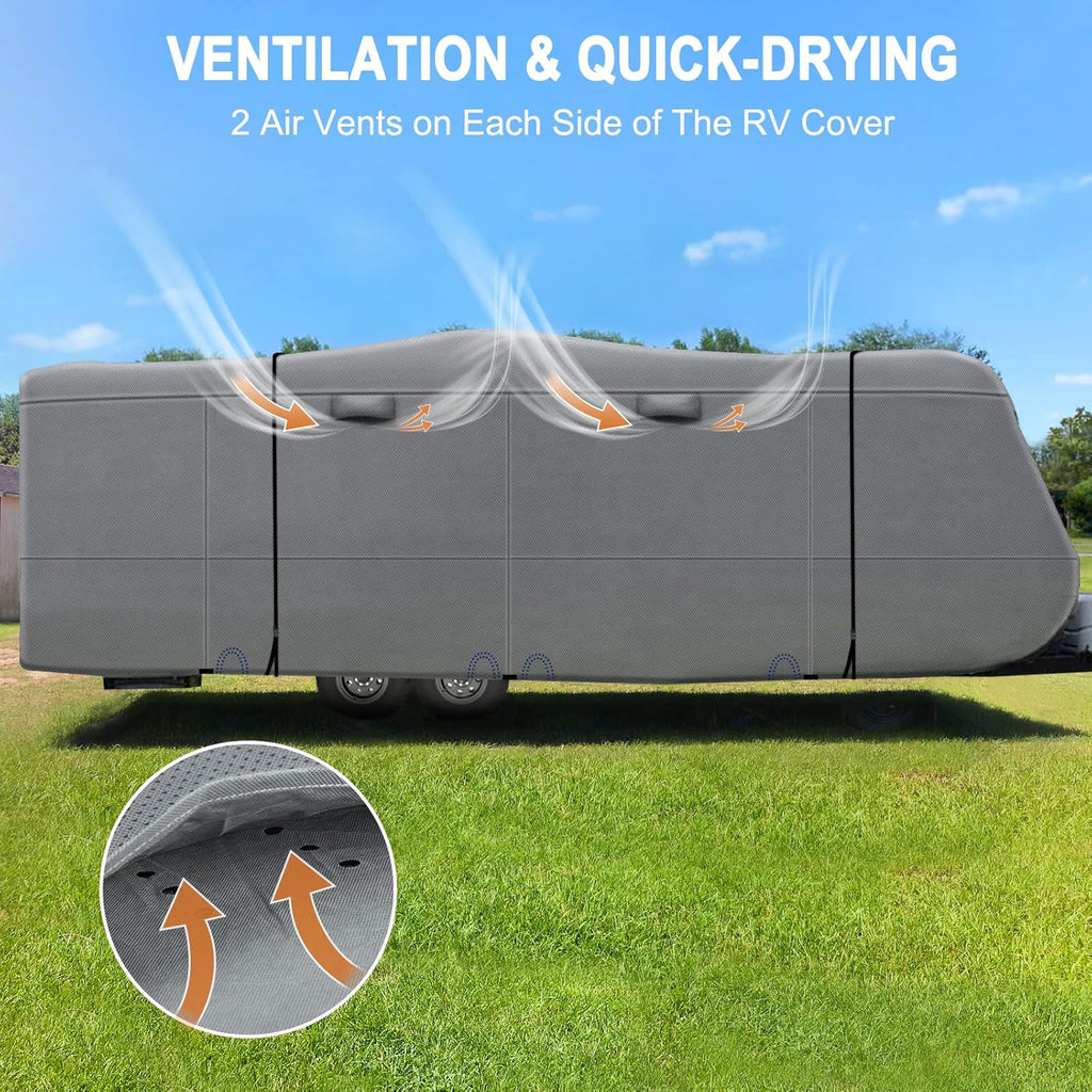 Heavy Duty 5 Layers Anti-UV Travel Trailer Cover S9690