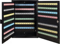 200 Position Key Cabinet with Key Lock, Light Grey, Wall Mount Screws Included J951916