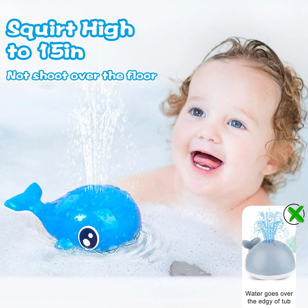 Glow in The Dark Whale Bath Toy X560316