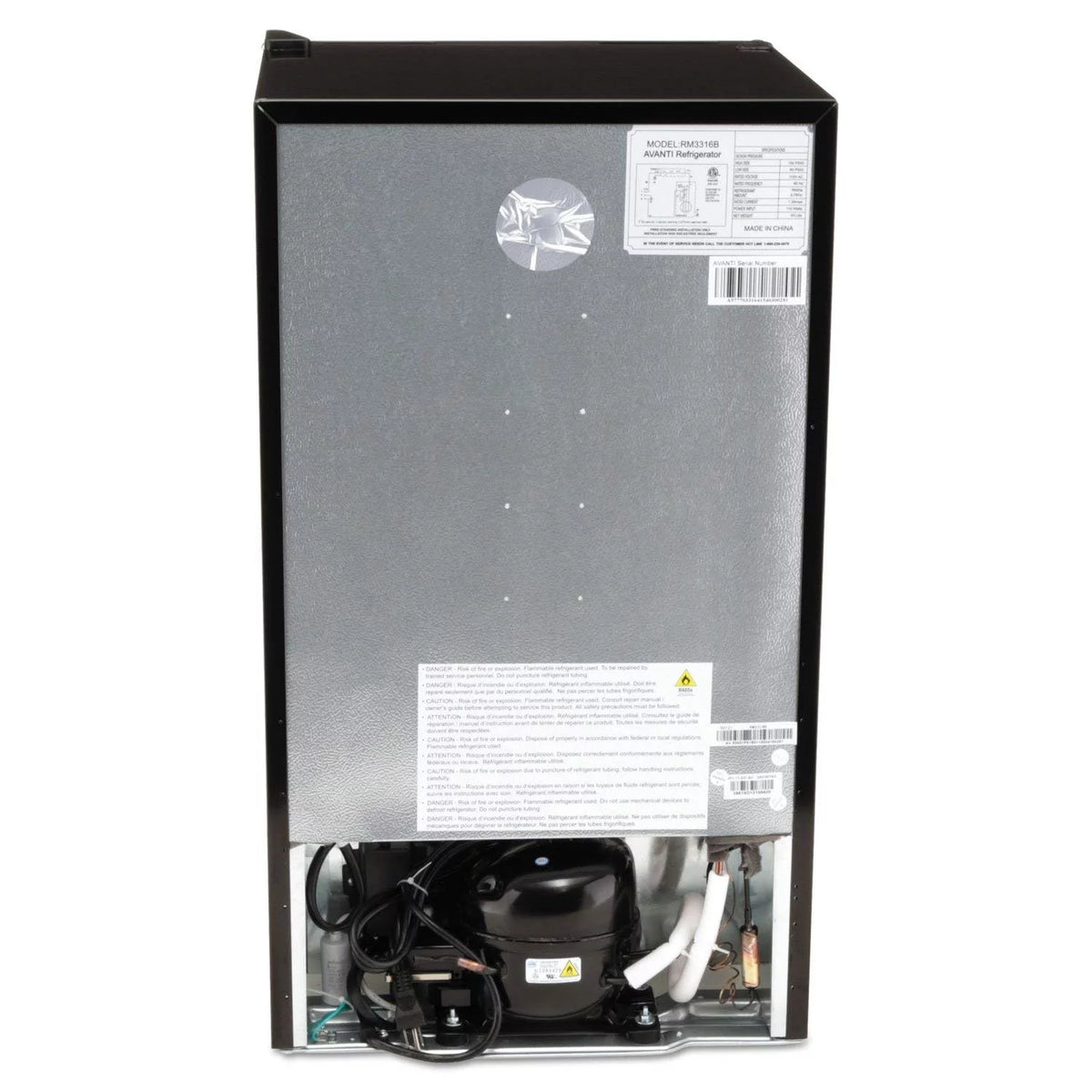3.3 Cu Ft Compact Mini Fridge Refrigerator Z84924