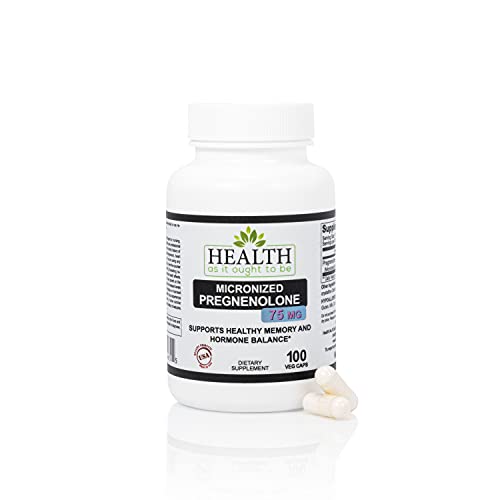 75mg Micronized Pregnenolone 100 Capsules M593159