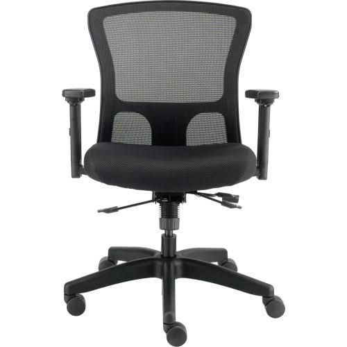 Black Mesh Back Task Chair with Seat Slider R475562
