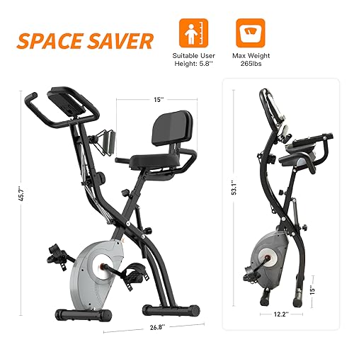 Foldable Magnetic 3 in 1 Exercise Bike K447128