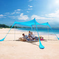 Beach Tent Sun Shade Canopy with 4 Poles Y4985